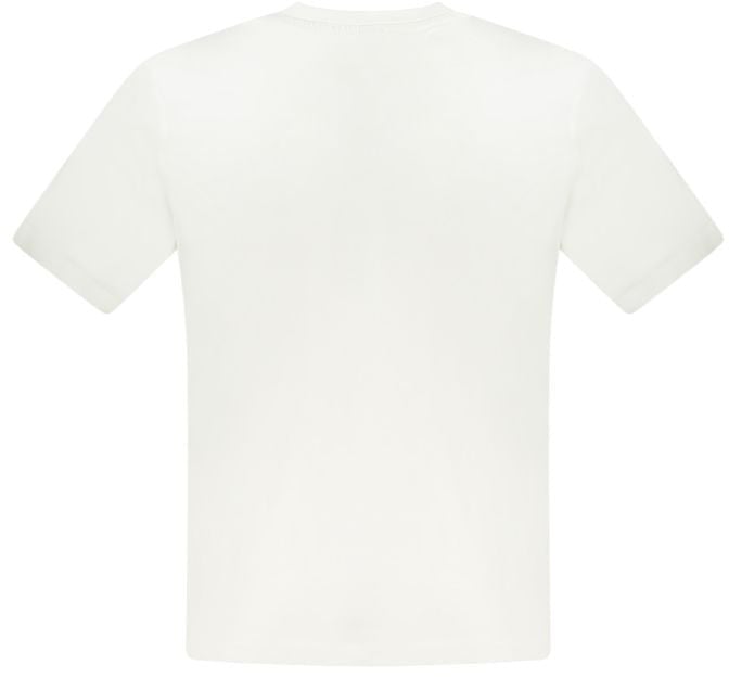 North Sails White Cotton Men's T-Shirt Blauw