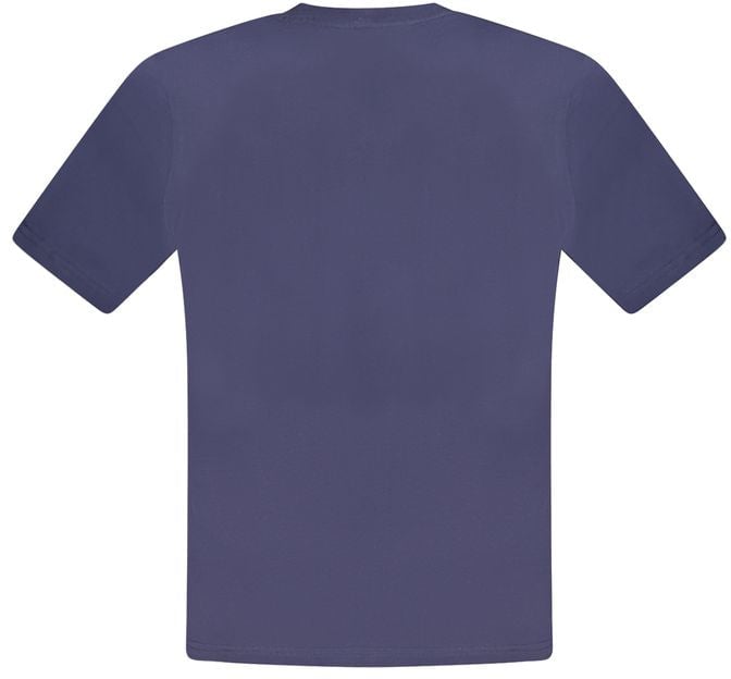 North Sails Blue Cotton Men T-Shirt Blauw