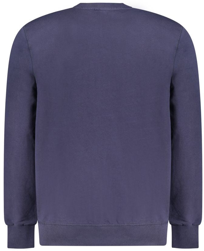 North Sails Navy Cotton Men Sweatshirt Blauw