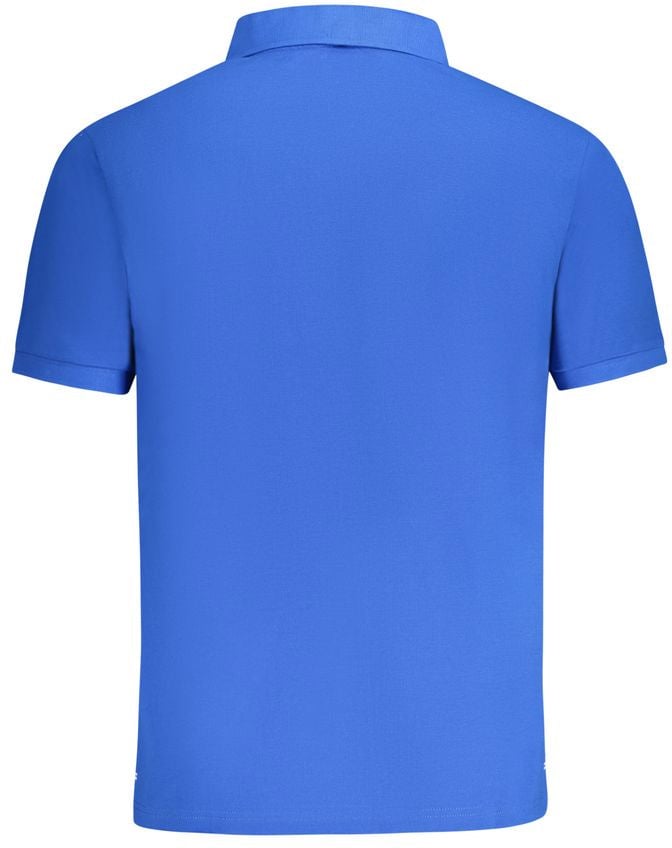 North Sails Blue Cotton Men Polo Blauw