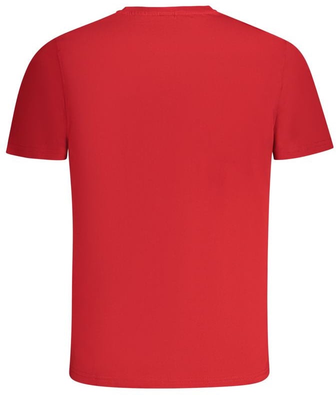North Sails Rosso Cotton Men T-Shirt Rood