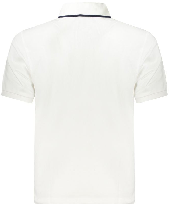 North Sails White Cotton Men Polo-Shirt Wit