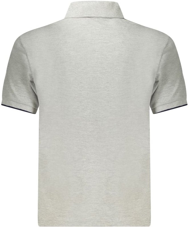 North Sails Grigio Cotton Men Polo Grijs