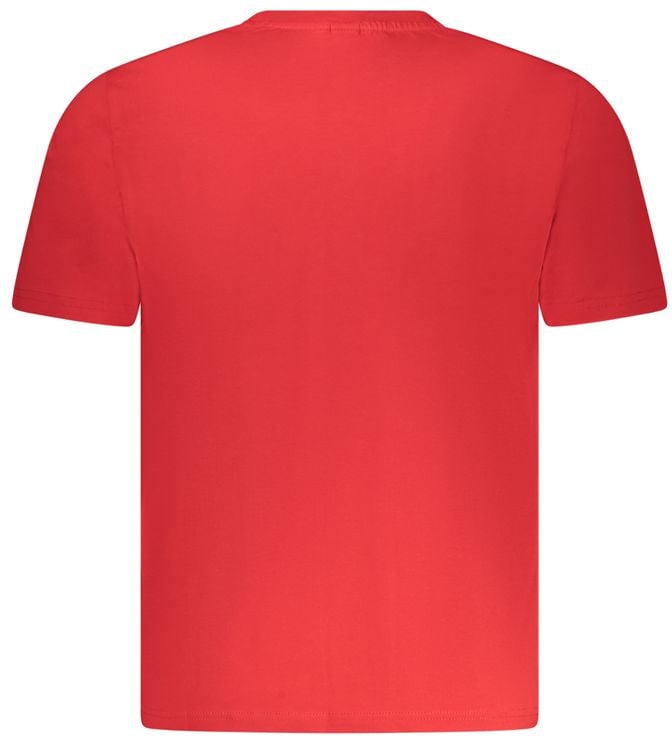 North Sails Rosso Cotton Men T-Shirt Rood