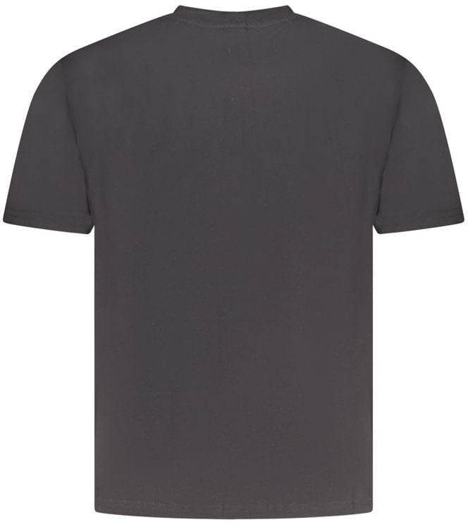 North Sails Black Cotton Men's T-Shirt Zwart