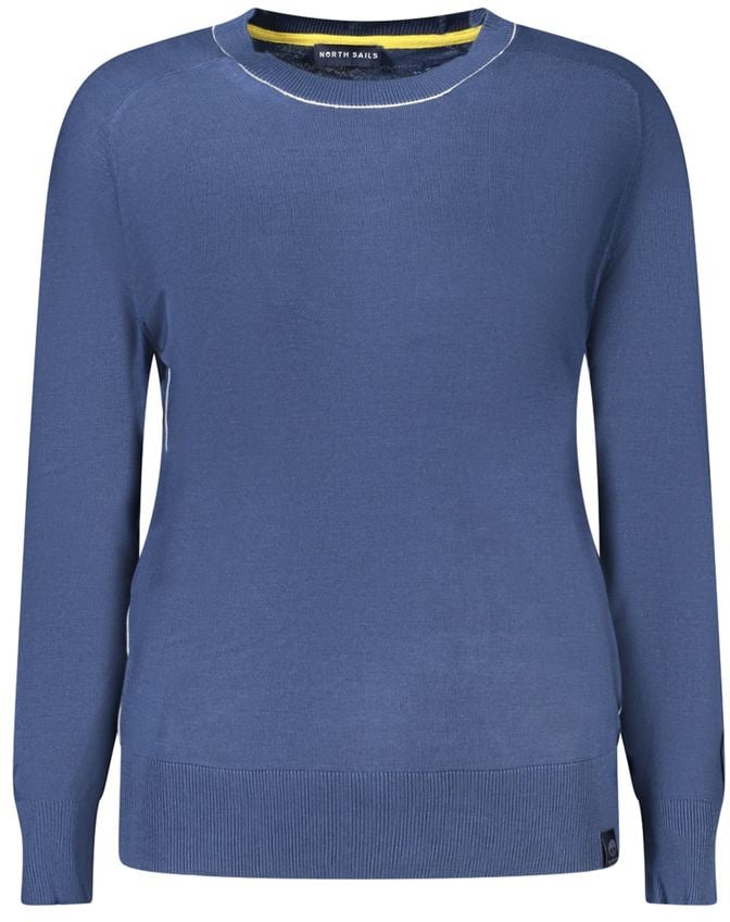 North Sails Blue Viscose Women's Sweater Blauw