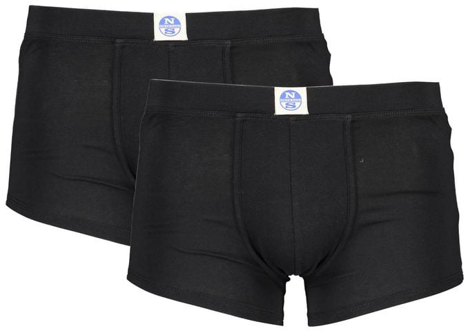 North Sails North Sails Black Cotton Men's Boxer Briefs Zwart