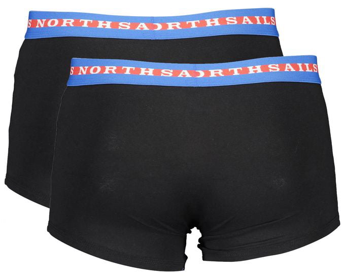 North Sails North Sails Black Cotton Men's Boxer Brief Zwart