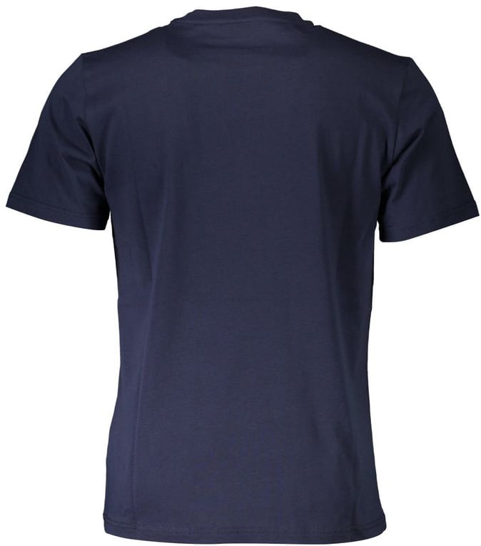 North Sails Blue Cotton Men's T-Shirt Blauw