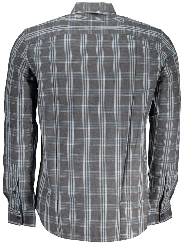 North Sails North Sails Grigio Cotton Men Shirt Grijs