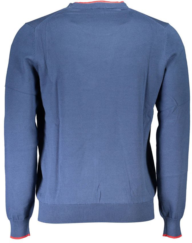 North Sails North Sails Gray Organic Cotton Men Sweater Grijs