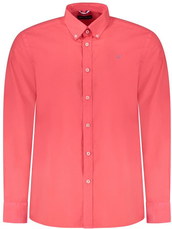 North Sails North Sails Rosso Cotton Men Shirt Rood
