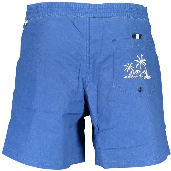 North Sails North Sails Blu Polyester Men's Swim Trunk Blauw