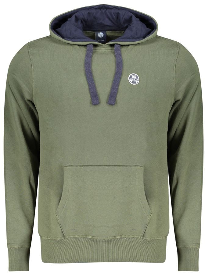 North Sails North Sails Verde Cotton Men Sweatshirt Groen