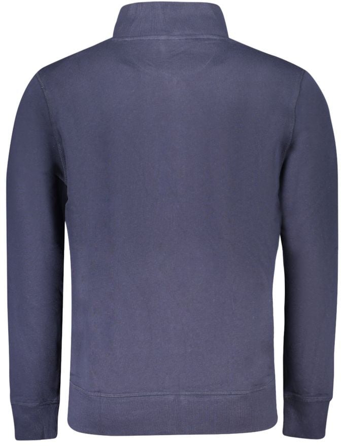 North Sails Blue Cotton Men's Sweatshirt Blauw