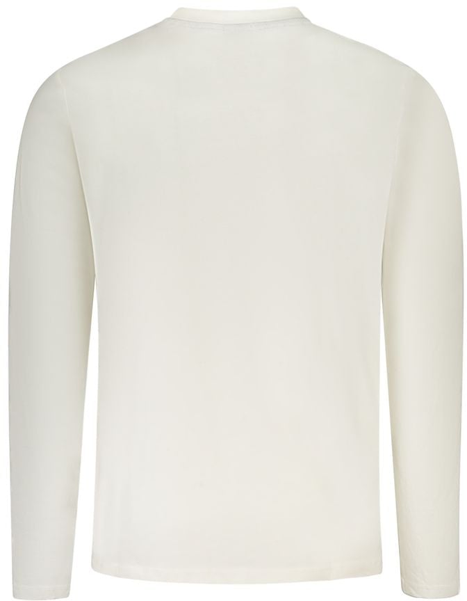 North Sails Bianco Cotton Men T-Shirt Wit