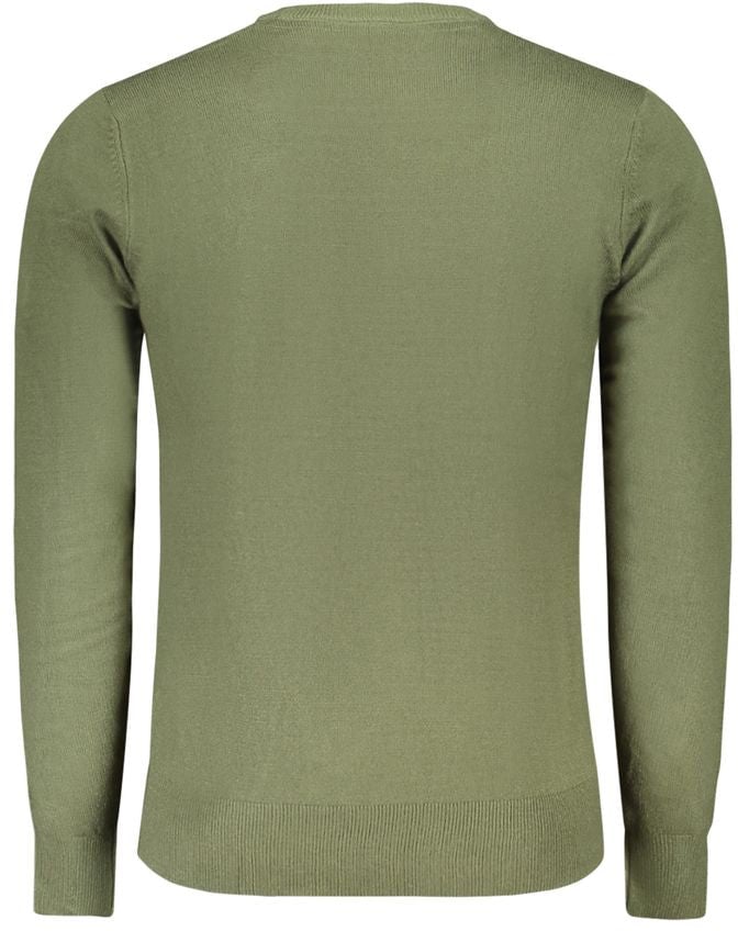 North Sails Verde Acrylic Men Sweater Groen