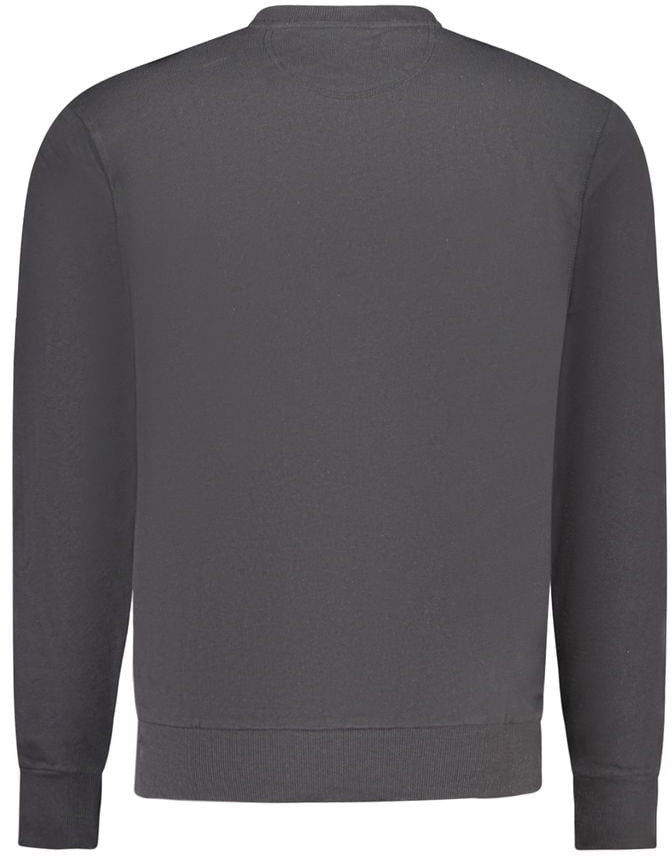 North Sails Black Cotton Men's Sweatshirt Zwart