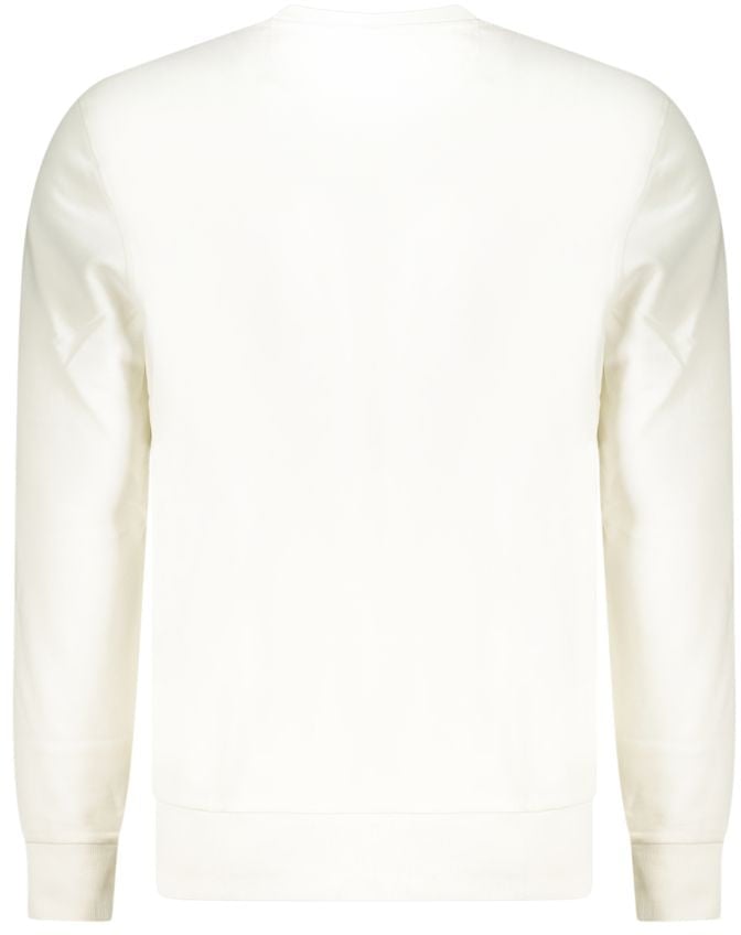 North Sails White Cotton Men's Sweatshirt Wit