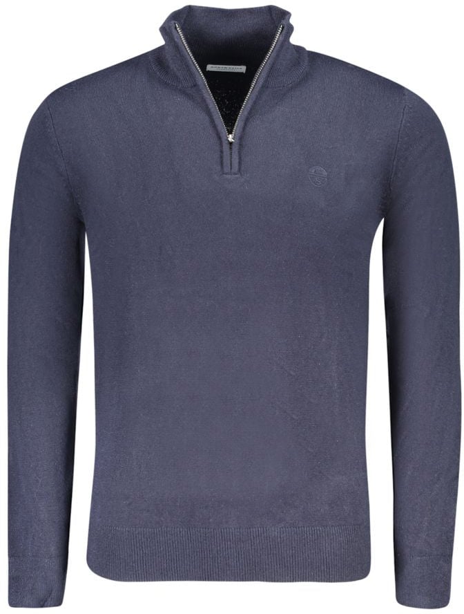 North Sails Blue Acrylic Men Sweater Blauw
