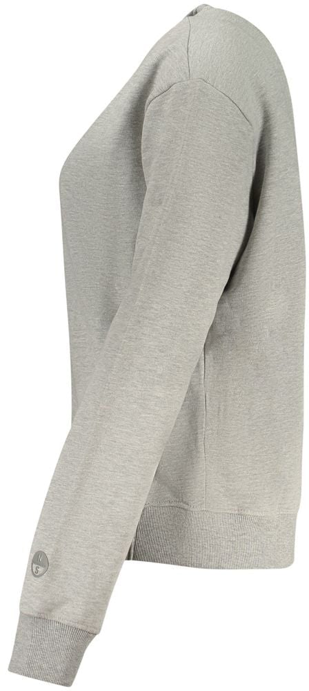 North Sails Grigio Cotton Women Sweatshirt Grijs