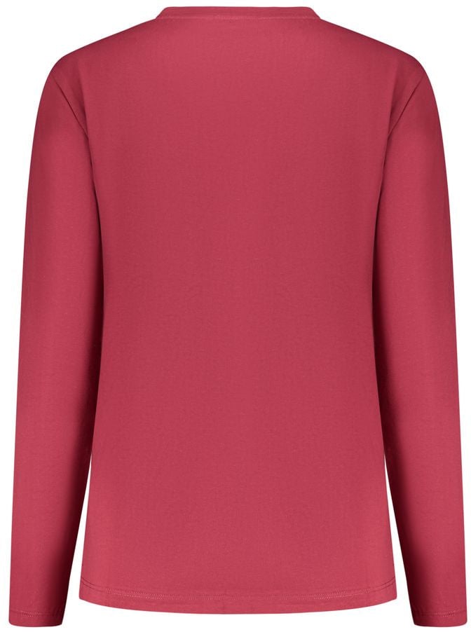 North Sails Rosso Cotton Women T-Shirt Rood