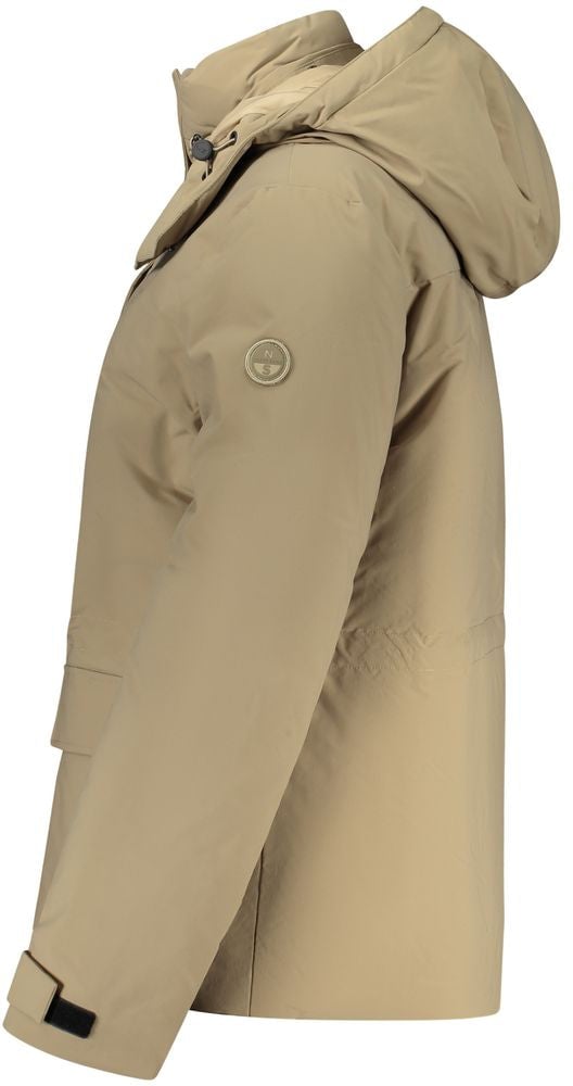 North Sails Marrone Polyester Woman Jacket Bruin