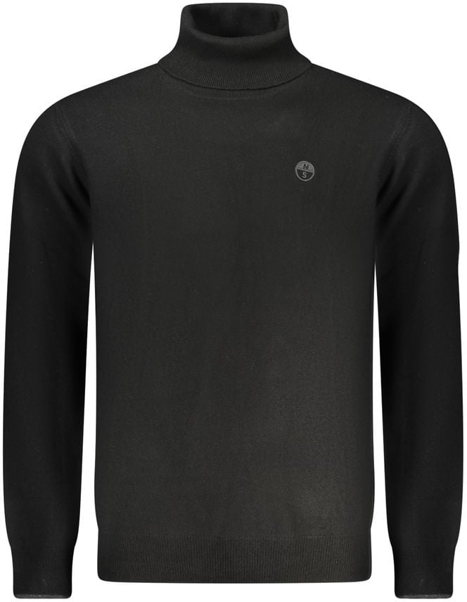 North Sails North Sails Black Polyamide Men Sweater Zwart
