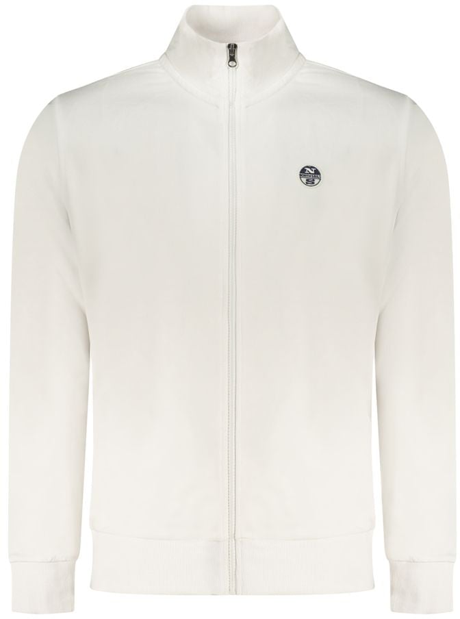 North Sails White Cotton Men's Sweatshirt Groen