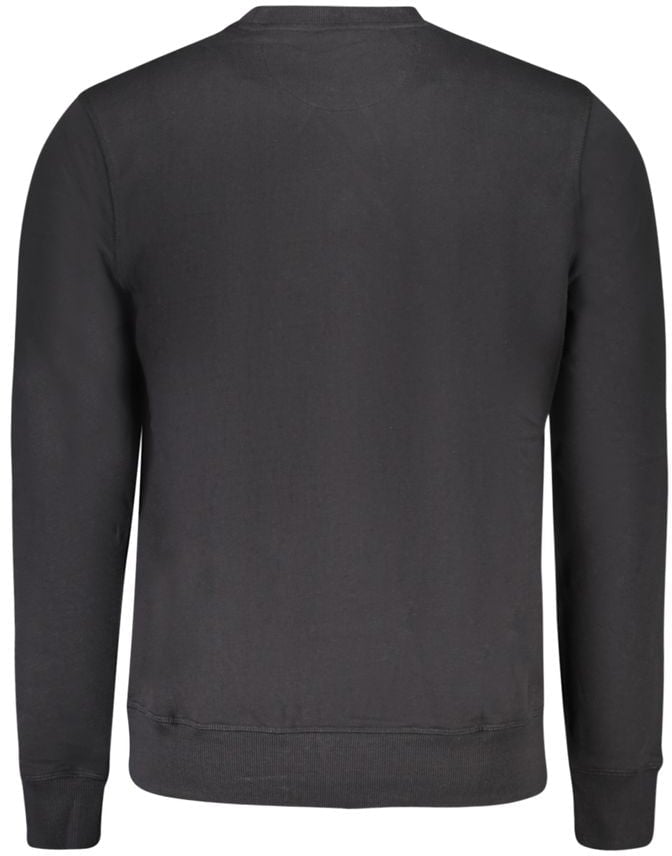 North Sails Black Cotton Mens Sweatshirt Zwart