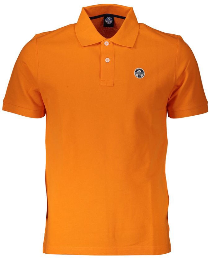 North Sails North Sails Orange Cotton Men's Polo Oranje