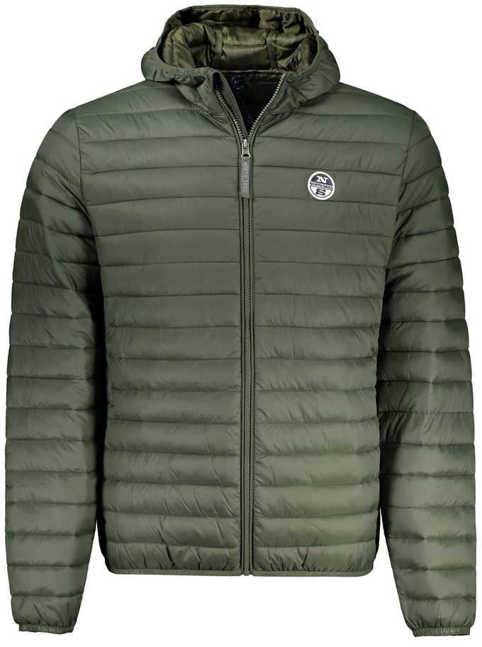 North Sails North Sails Green Polyamide Men Jacket Groen