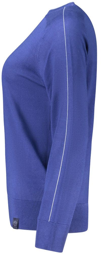 North Sails Blue Viscose Women's Sweater Blauw
