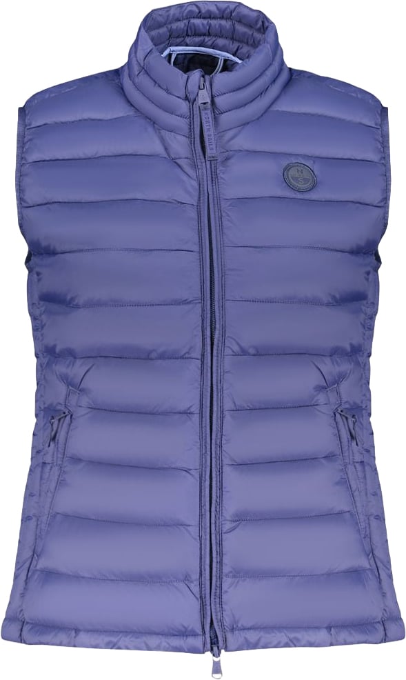 North Sails Blue Polyester Women Jacket Blauw