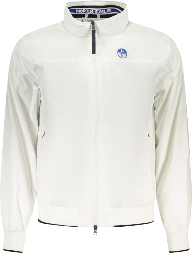North Sails White Polyester Men's Jacket Wit