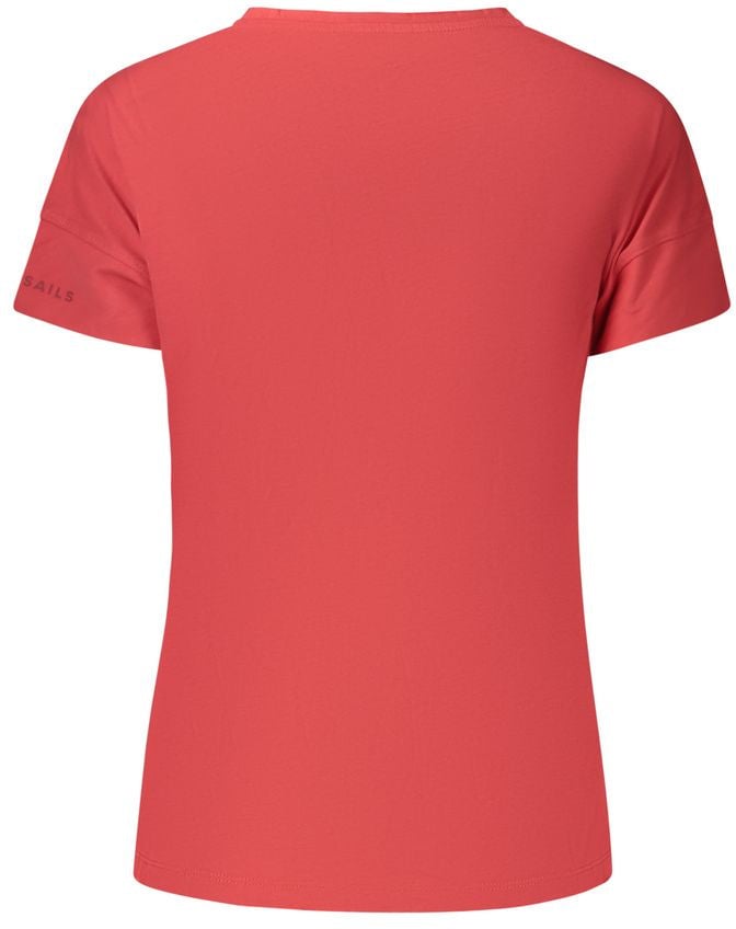 North Sails Red Cotton Women's T-Shirt Rood