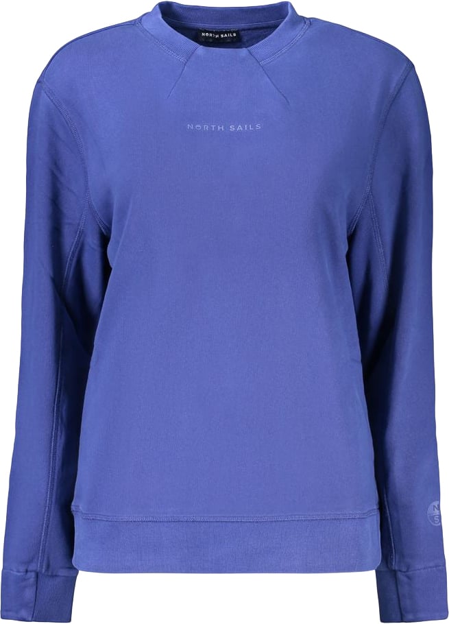 North Sails Blue Cotton Women's Sweatshirt Blauw