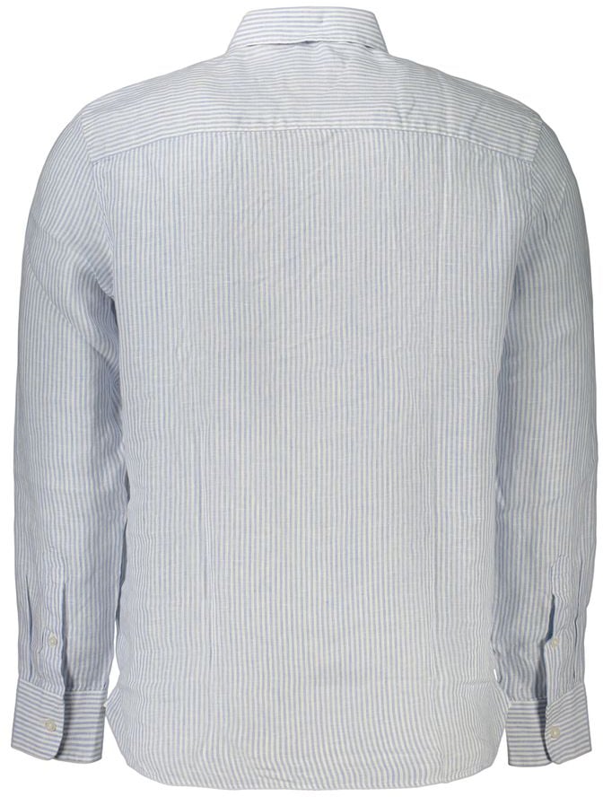North Sails Azzurro Linen Mens Shirt Blauw
