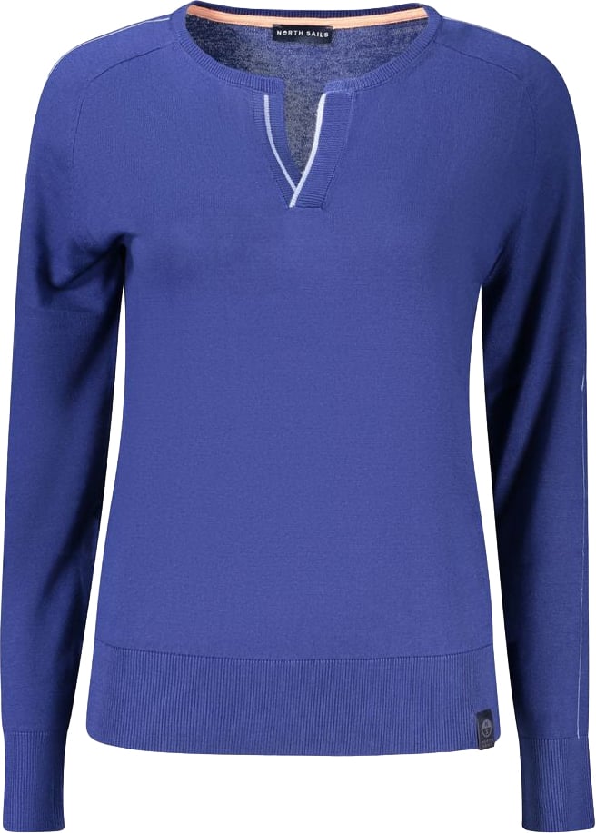 North Sails Blue Viscose Women's Shirt Blauw