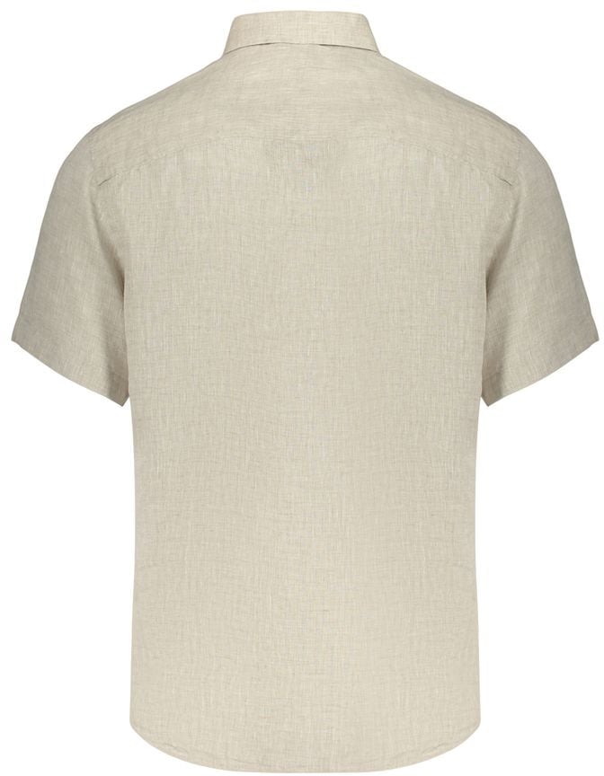 North Sails Beige Linen Men's Shirt Beige