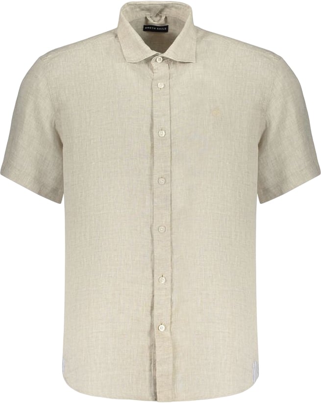 North Sails Beige Linen Men's Shirt Beige