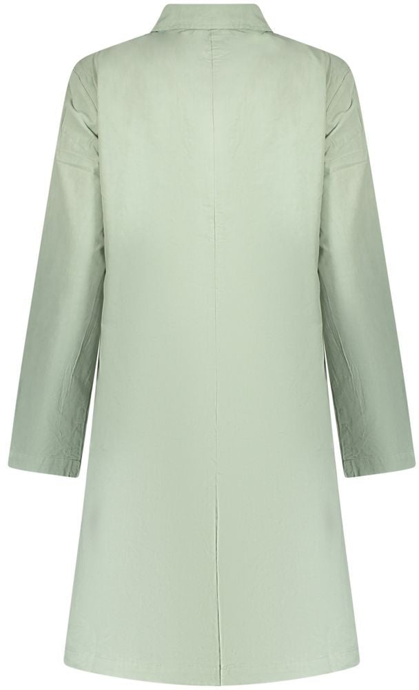 North Sails Green Cotton Women's Coat Groen
