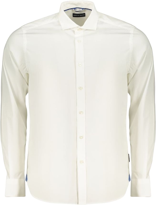 North Sails Bianco Cotton Men's Shirt Wit