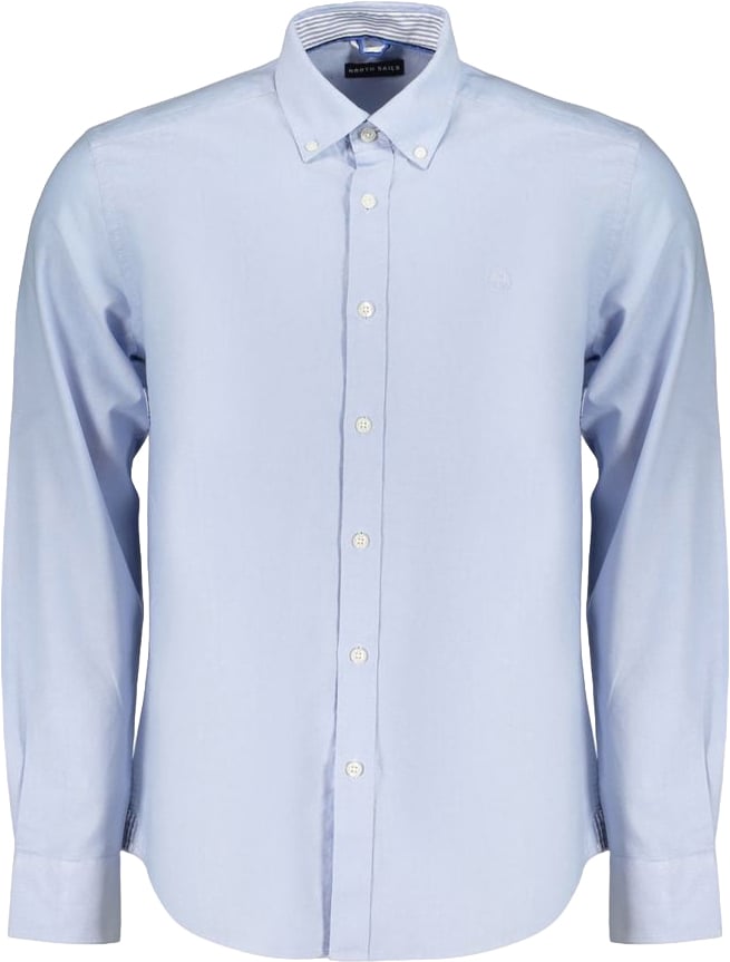 North Sails Azzurro Cotton Men's Shirt Blauw