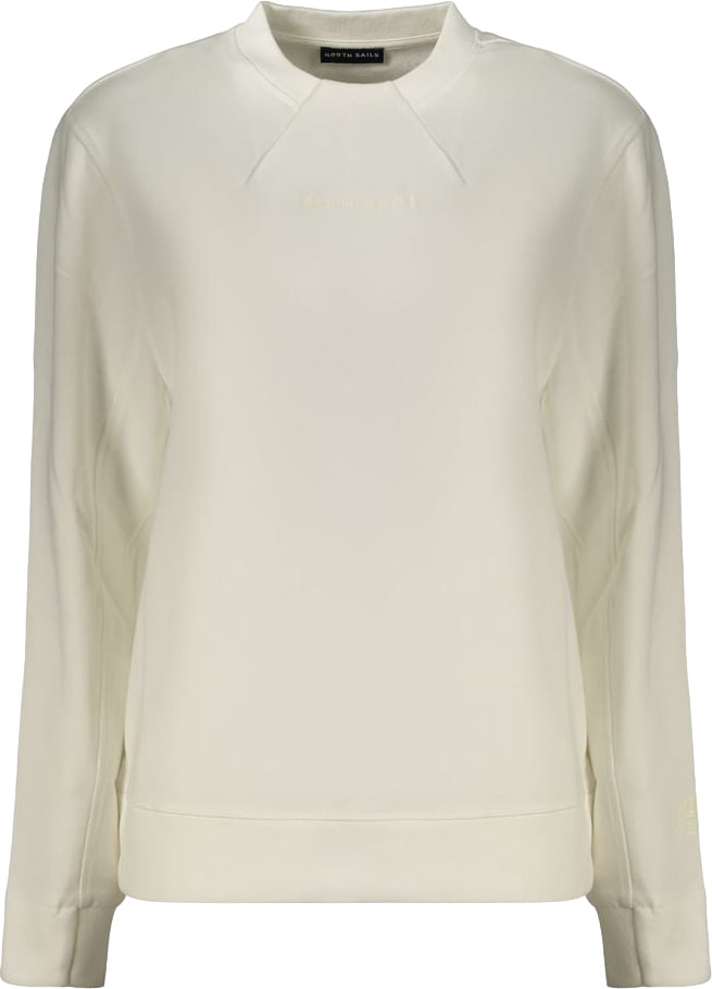 North Sails White Cotton Women's Sweatshirt Rood