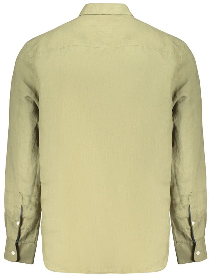 North Sails Green Linen Men's Shirt Groen