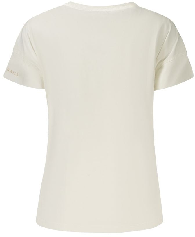 North Sails Bianco Cotton Womens T-Shirt Wit