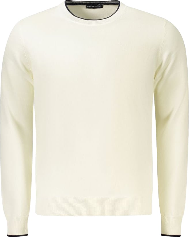 North Sails White Cotton Men Jumper Wit