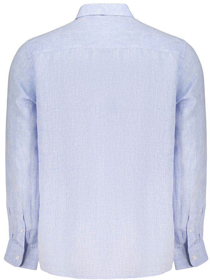 North Sails Azzurro Linen Mens Shirt Blauw