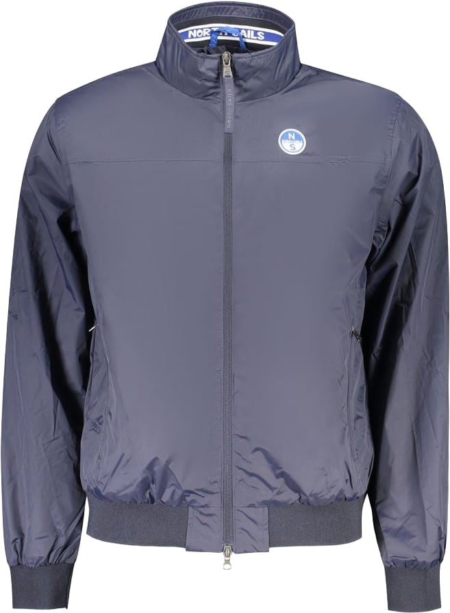North Sails Blue Polyester Men's Jacket Blauw